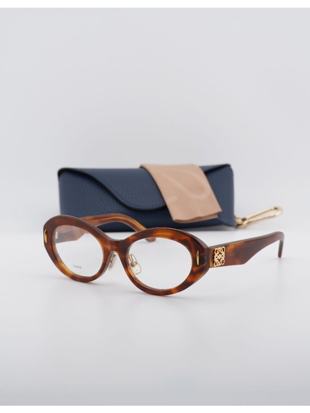 Loewe LW50090F 053 Cat Eye Eyeglasses 52mm - Havana